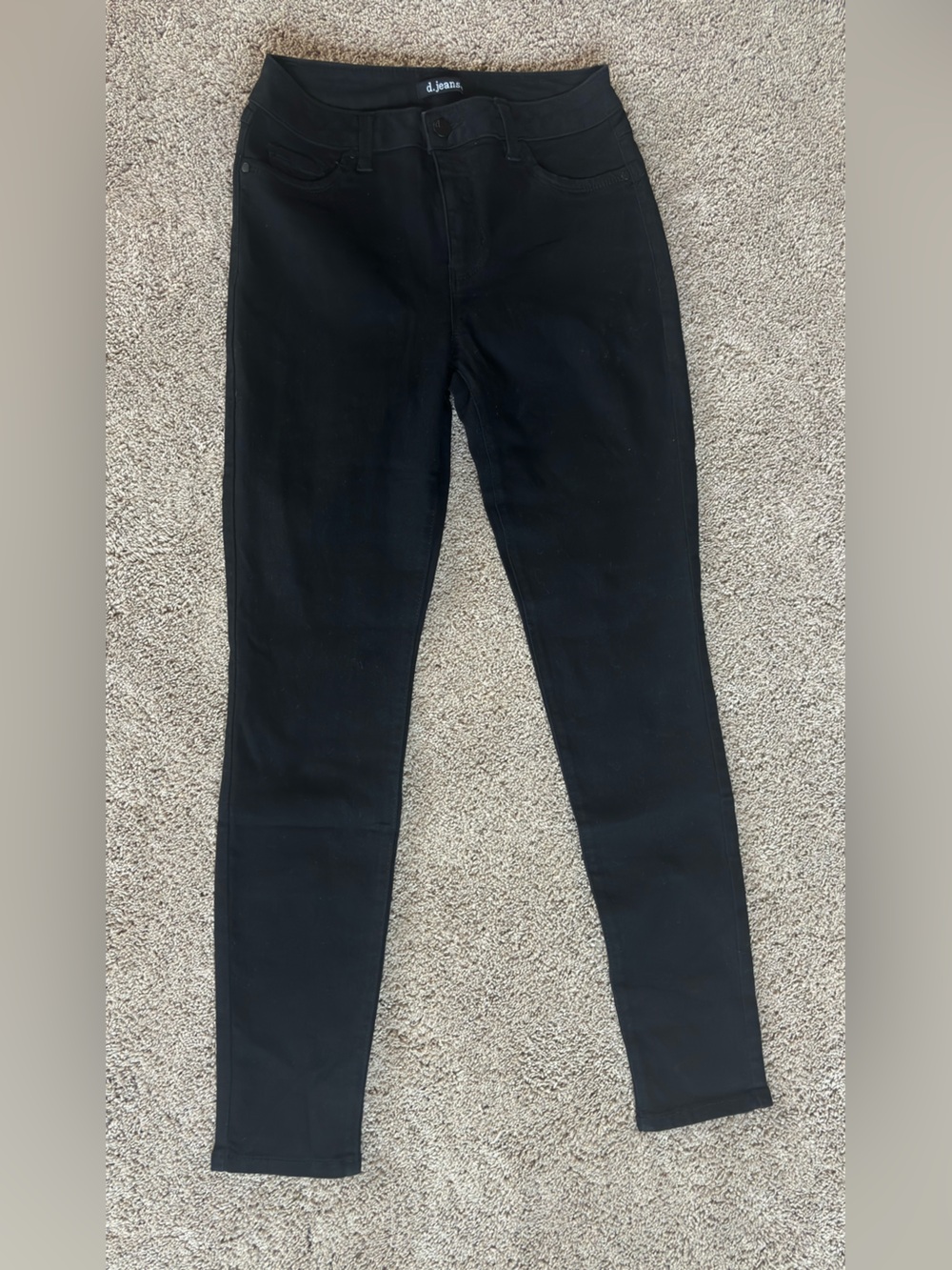 d. jeans Black High-Waist Jeggings